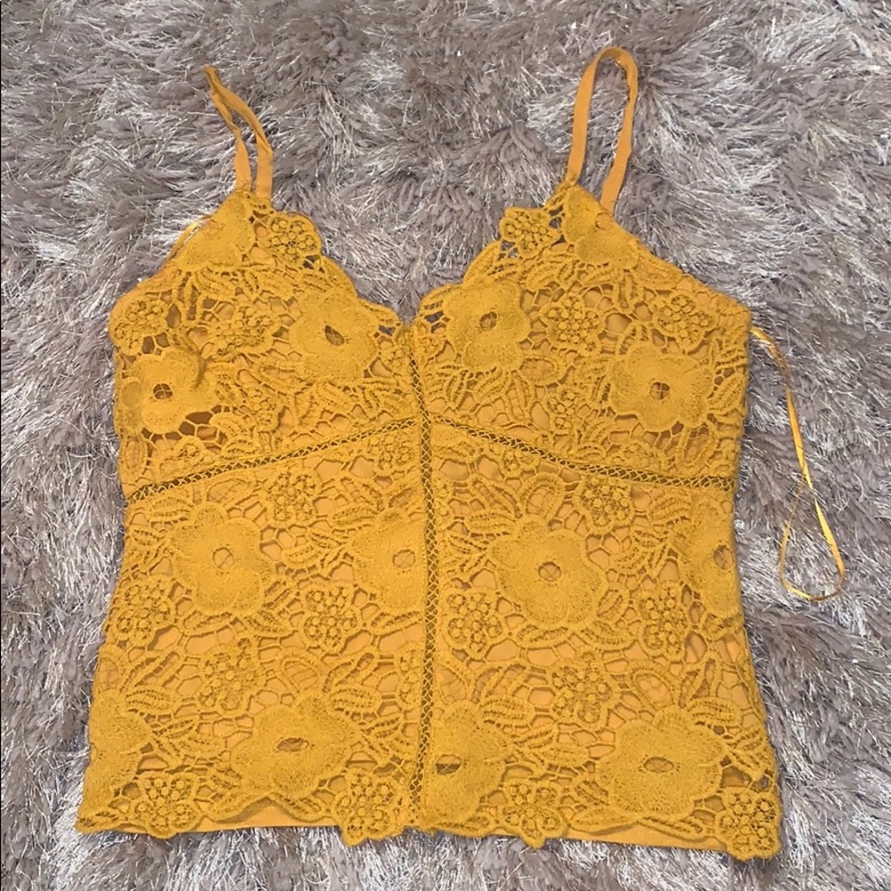 Mustard Yellow Knit Cami